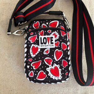 Brighton Hearts A Flutter Love Valentines Day Travel Crossbody Bag